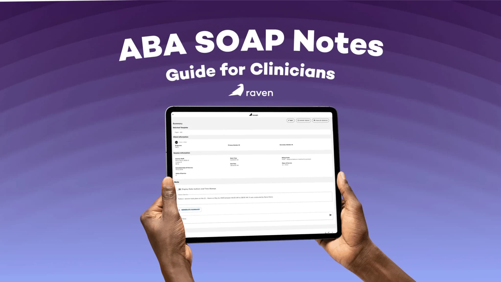 ABA SOAP Notes - Guide for Clinicians