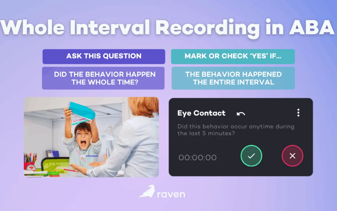 Whole Interval Recording in ABA
