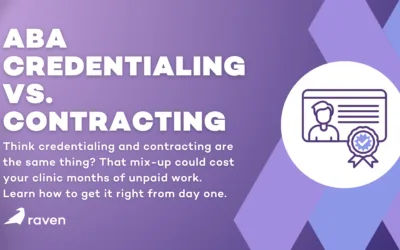 ABA Credentialing vs Contracting