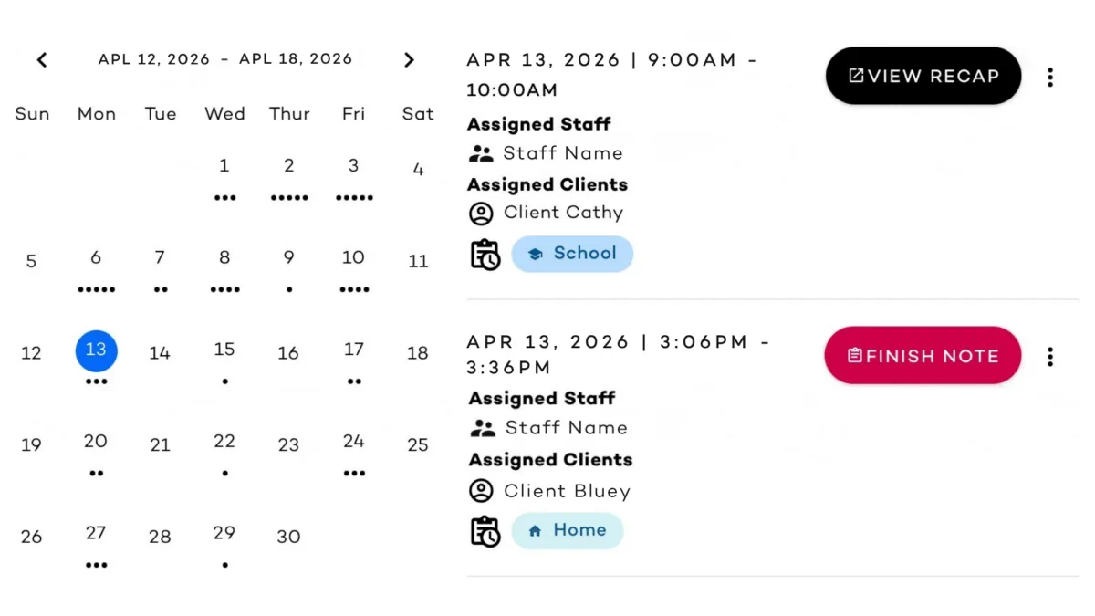Raven Health scheduling feature